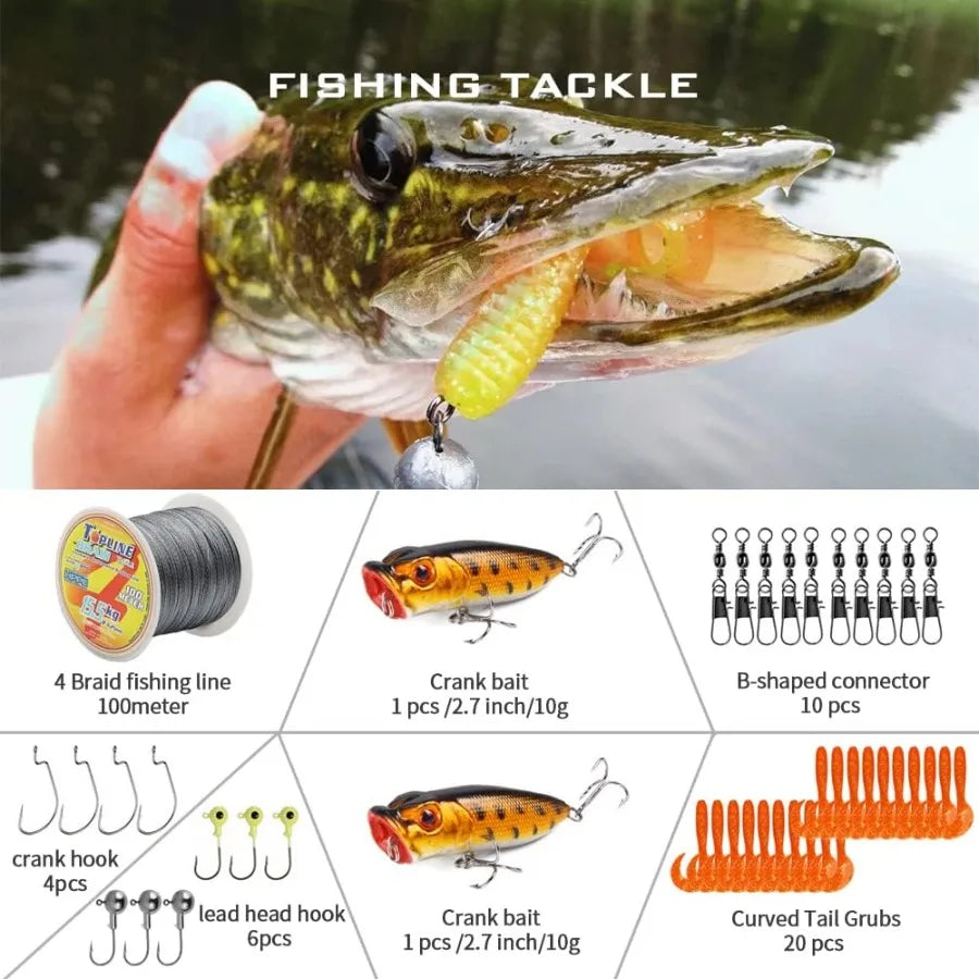 Hign-concerned Telescopic Fishing Rod and Baitcasting Reel