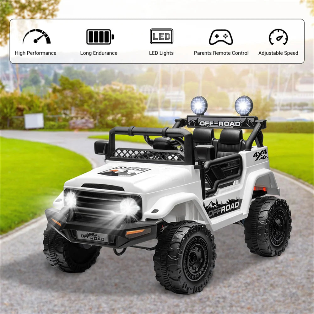 Ride On Kids 12V 2Seater Remote Control Electric Toy Truck