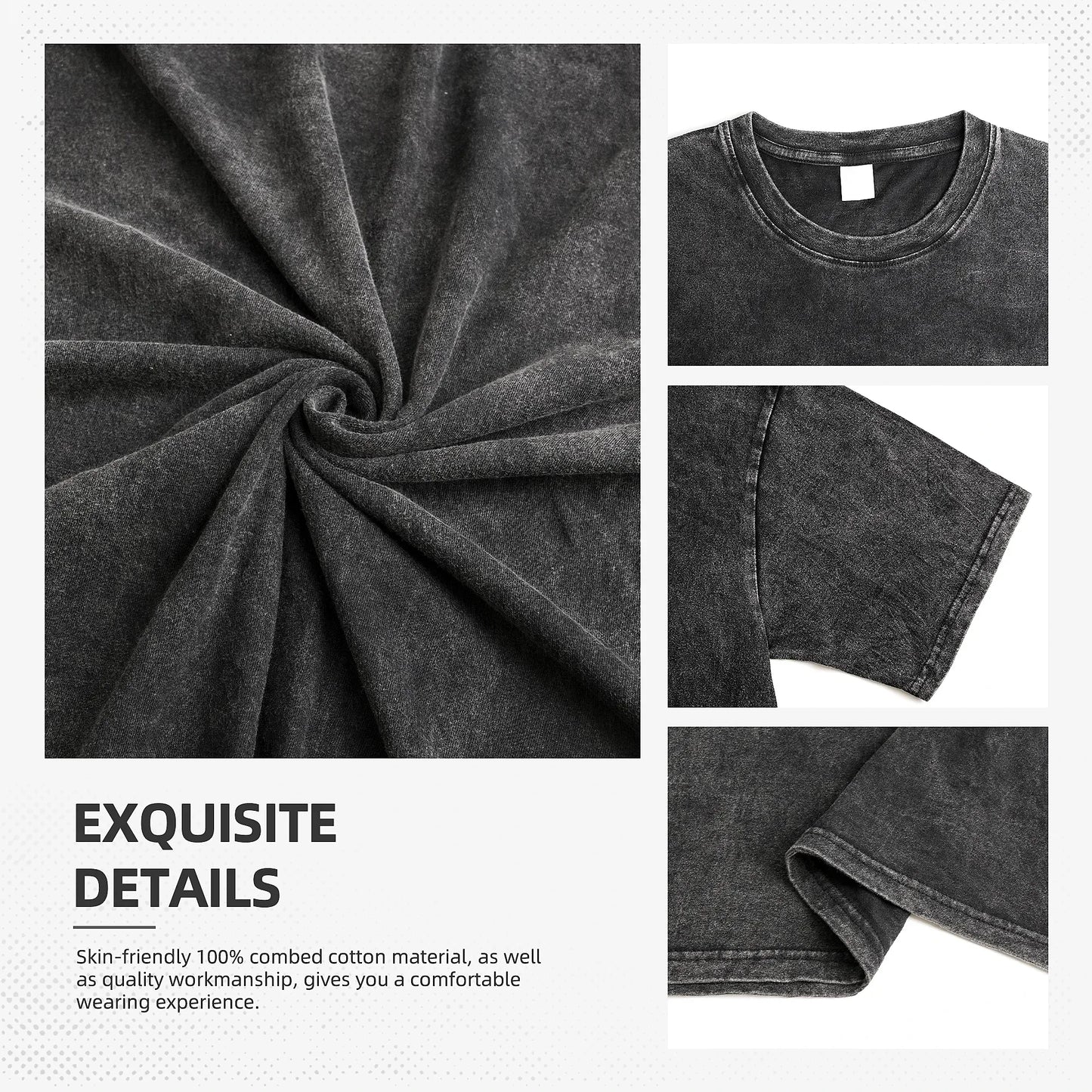 Huntrix Demon Hunter Washed Cotton T Shirt Men Summer