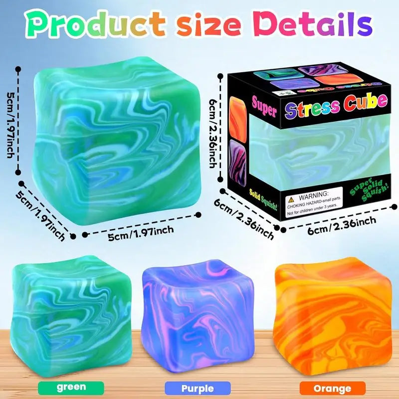 Texture Block Maltose TPR Squishy Stress Relief Toy