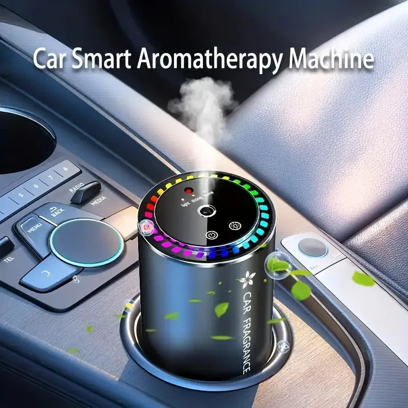 Smart Car Air Freshener With Projector Light Car Star USB Rechargeable Fragrance Diffuser Adjustable Fragrance Intensity