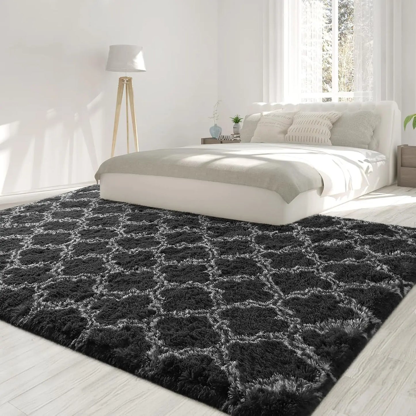 KilimHign Large Shag Area Rug For Bedroom Plush Non Slip
