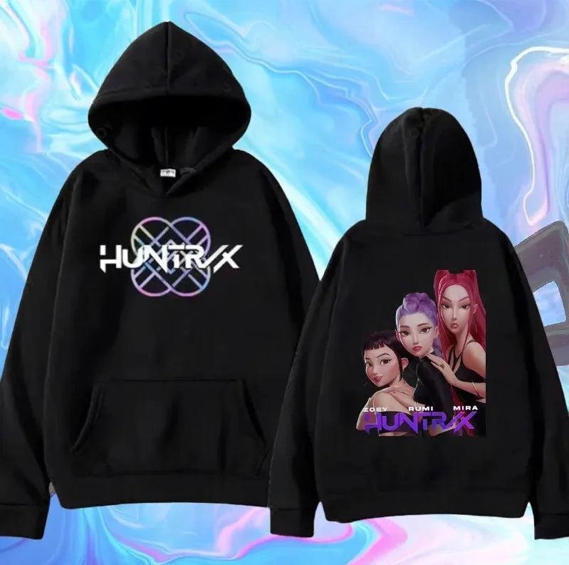 CN Anhui Devil Hunter Hoodie Y2K Streetwear Sweatshirt