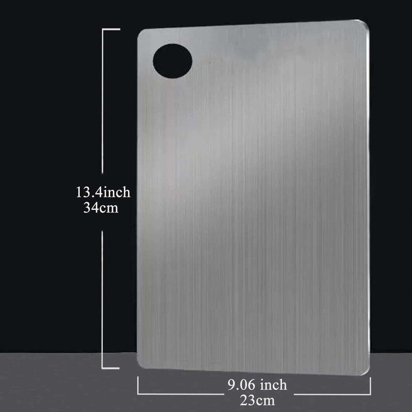 Stainless Steel Cutting Board 304 Double Sided Food Grade Portable