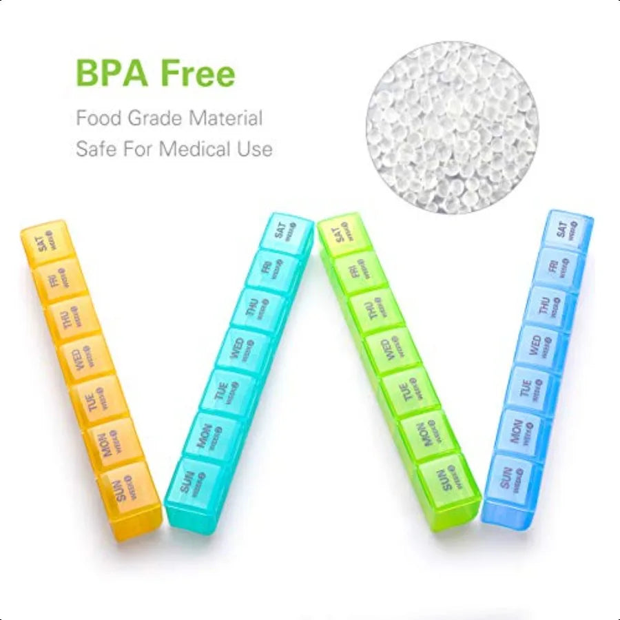 Hign-concerned Monthly Pill Organizer 28 Day Travel Case