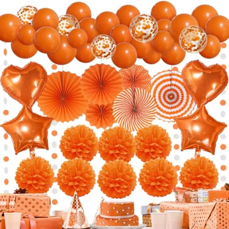 Party Decorations, Paper Pompom Balloon Garland Party Supplies for Women Girl Party Birthday Valentine's Day Baby Shower Bachel