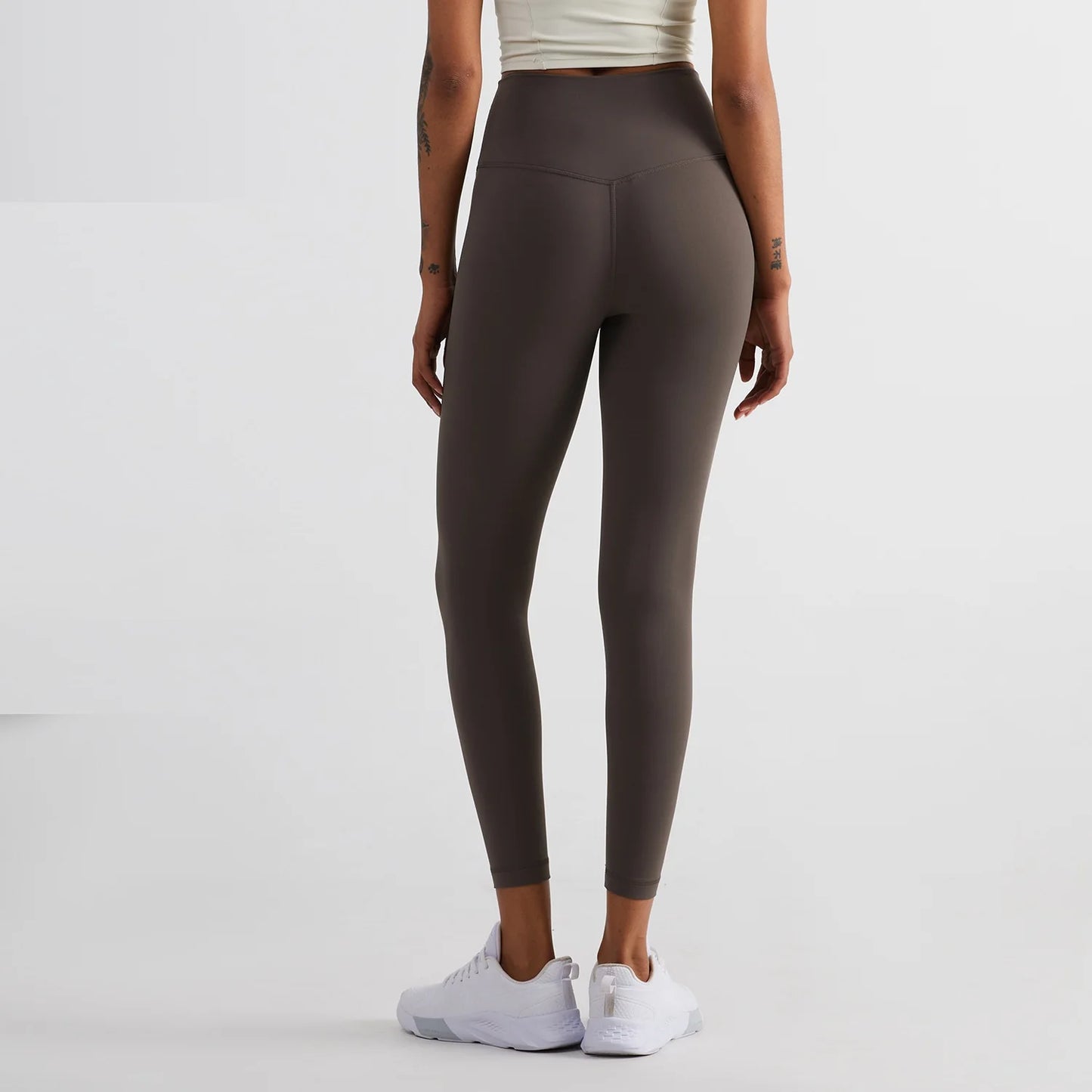 Women High Waist Yoga Leggings With Back Pocket For Gym