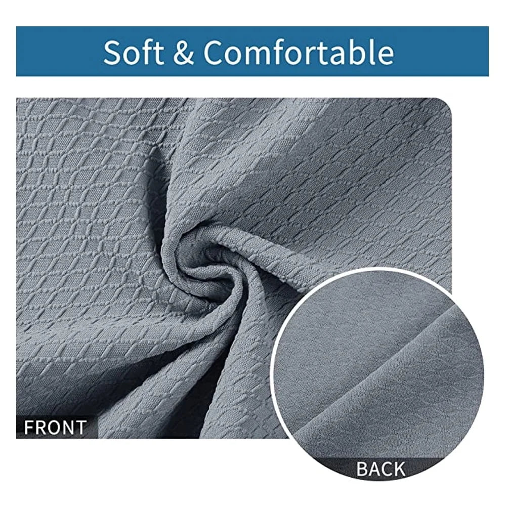 DUTRIEUX Stretchable Chair Seat Covers Set 2 Universal Fit