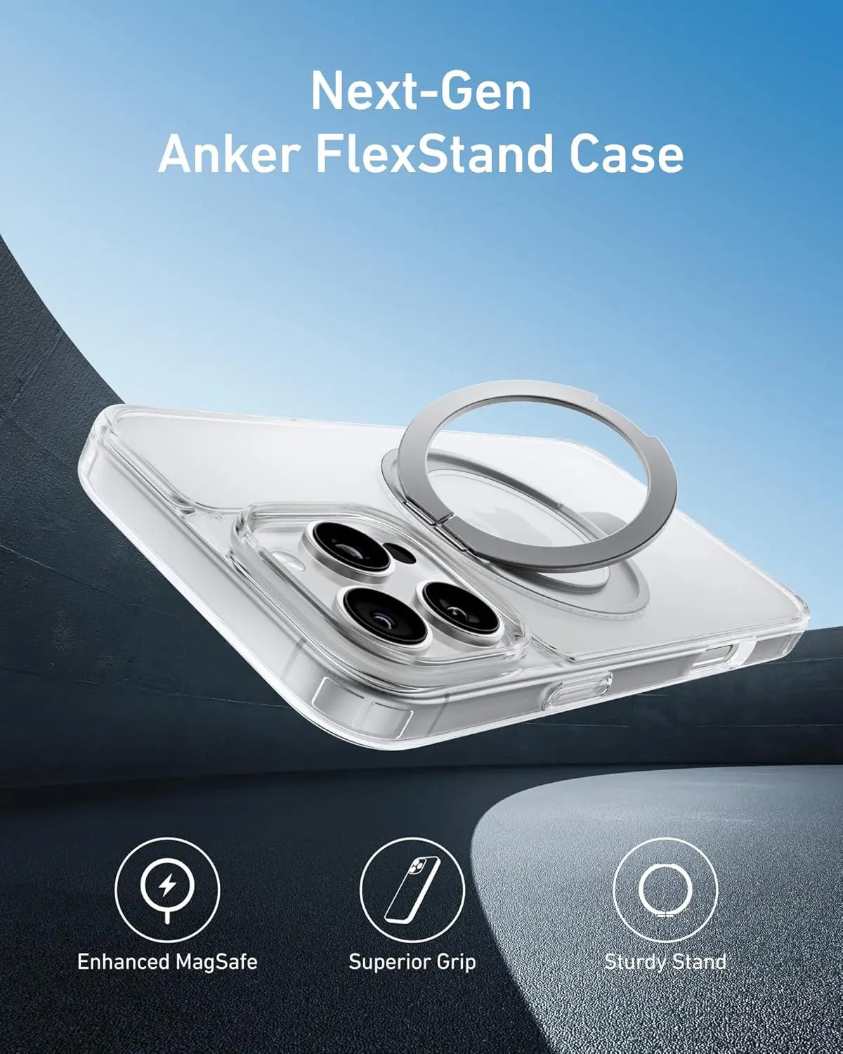 Fancan Ultra Magnetic iPhone 16 Case With Ring Stand