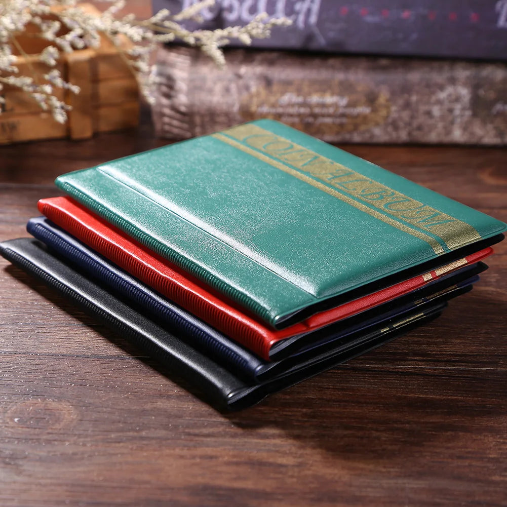 120 Pockets Commemorative Coin Holders Special Design PVC Coin Storage Holders Smooth Transparent for Household Display Articles