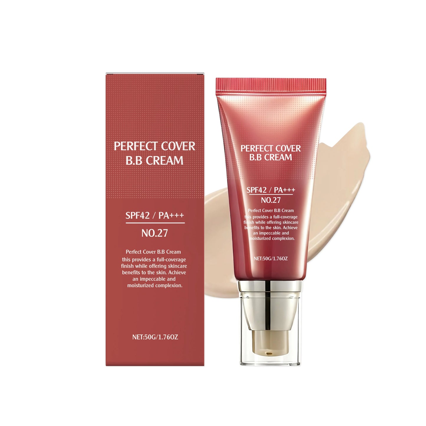 Perfect Cover Bb Cream Brightens Complexion Covering Skin Blemishes Lasting Lightweight Hydrates Moisturize Concealer Corrector