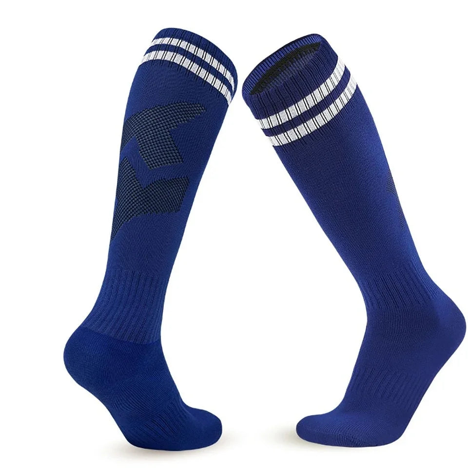 Loogdeel Knee High Soccer Socks Unisex Breathable Sports Socks