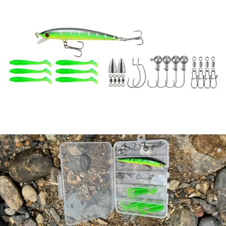 Hign-concerned Fishing Pole Combo Telescopic Rod Set