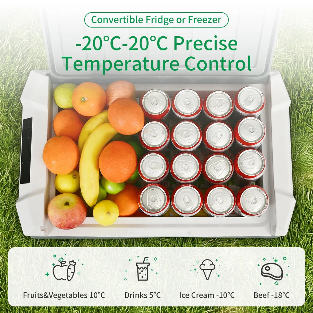 Alpicool NL Car Refrigerator 25L 35L 45L 12V And 24V DC Compressor Fridge Freezer Portable Cooler For Camping Travel