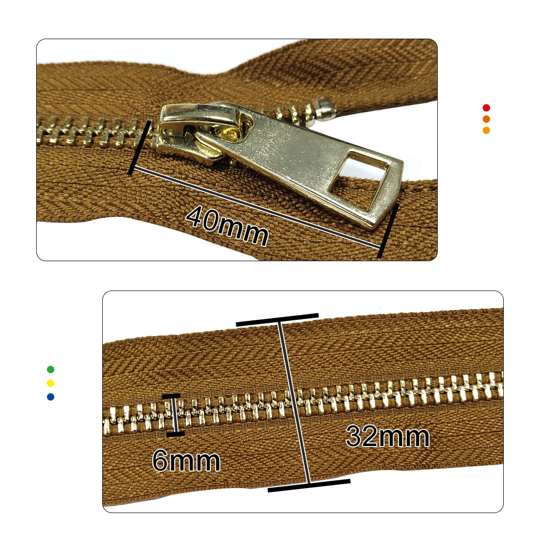 20/30/40/50/60/70/80cm 5# Colorful High Quality Open-End Auto Lock Metal Zipper DIY Handcraft For Clothing Pocket Garment Shoes
