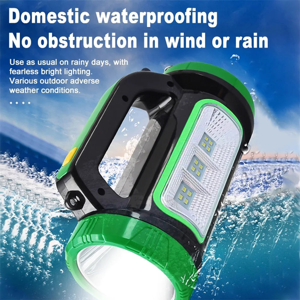 Alloet Multifunctional Portable Solar LED Flashlight USB