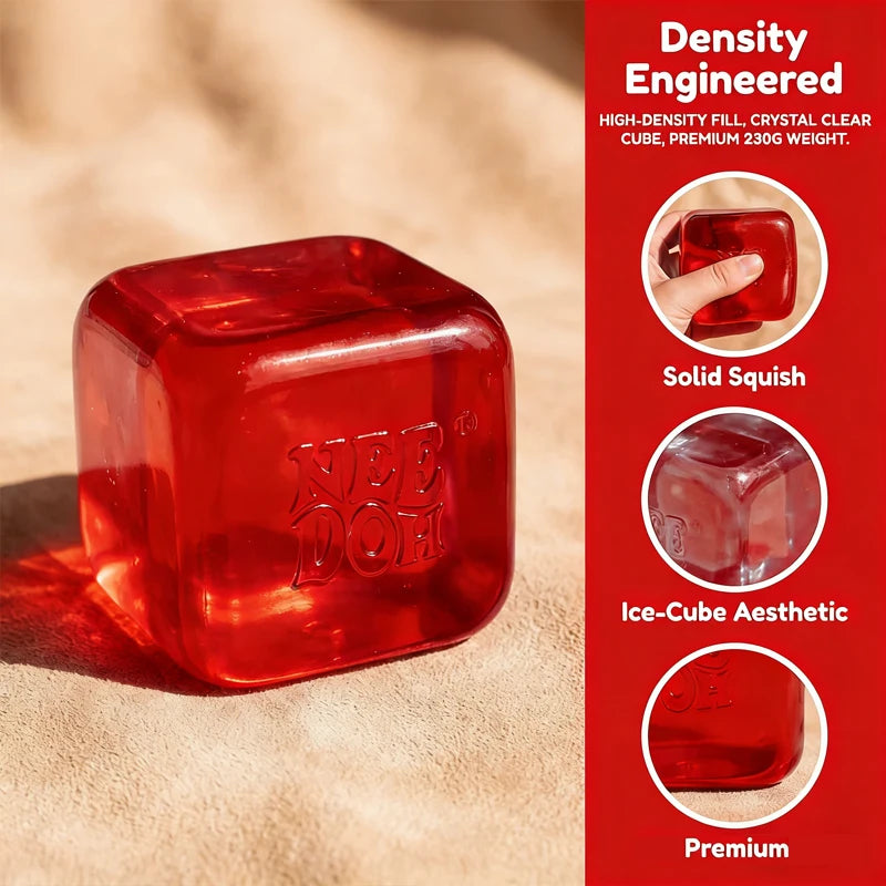 NeeDoh Dr Pepper Squishy Toy Stress Relief Fidget Cube