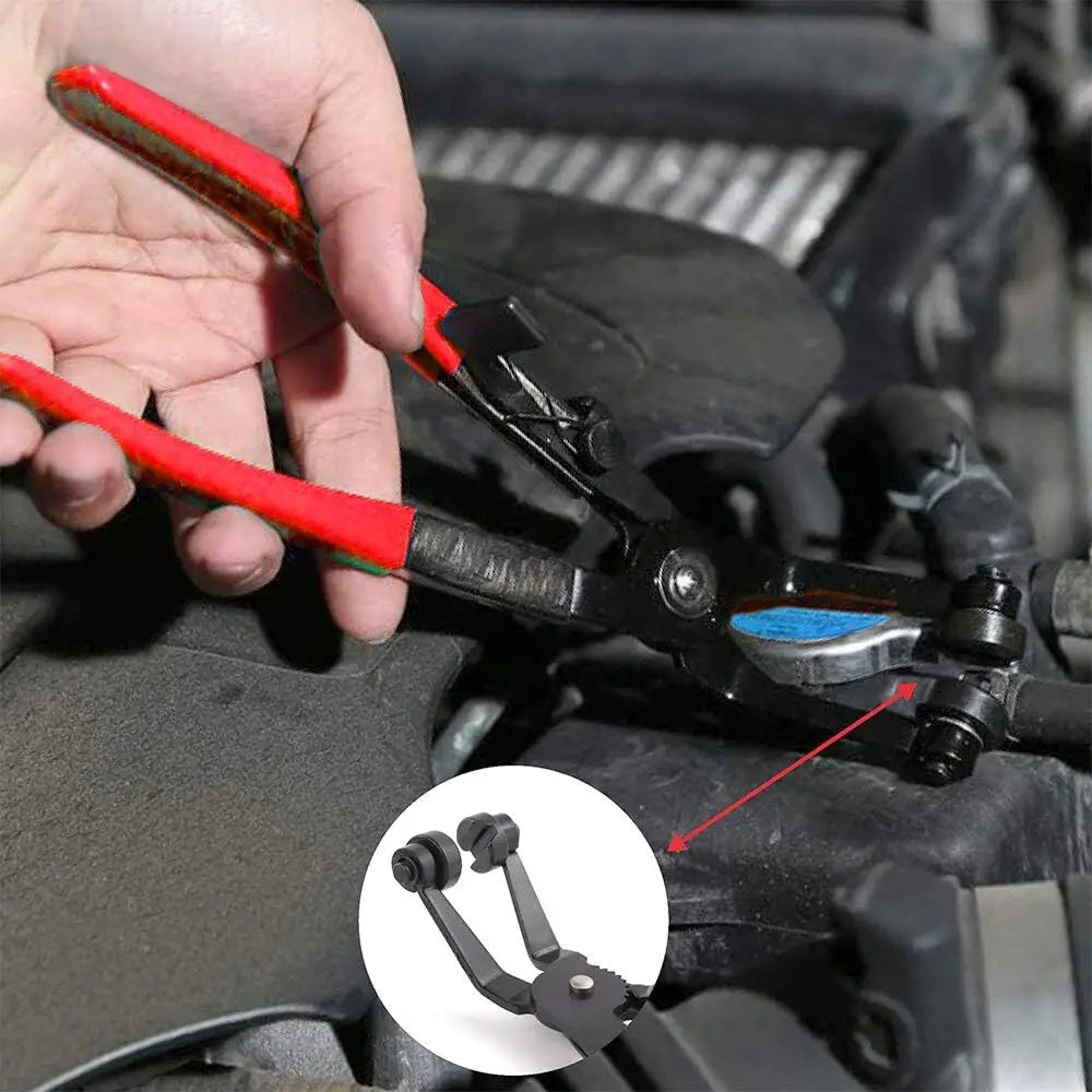 Car Hose Clamping Pliers Bendable Hose Clamps Cable Type Flex Cable Straight Hose Bundle Removal Long Clamps Auto Repair Tools