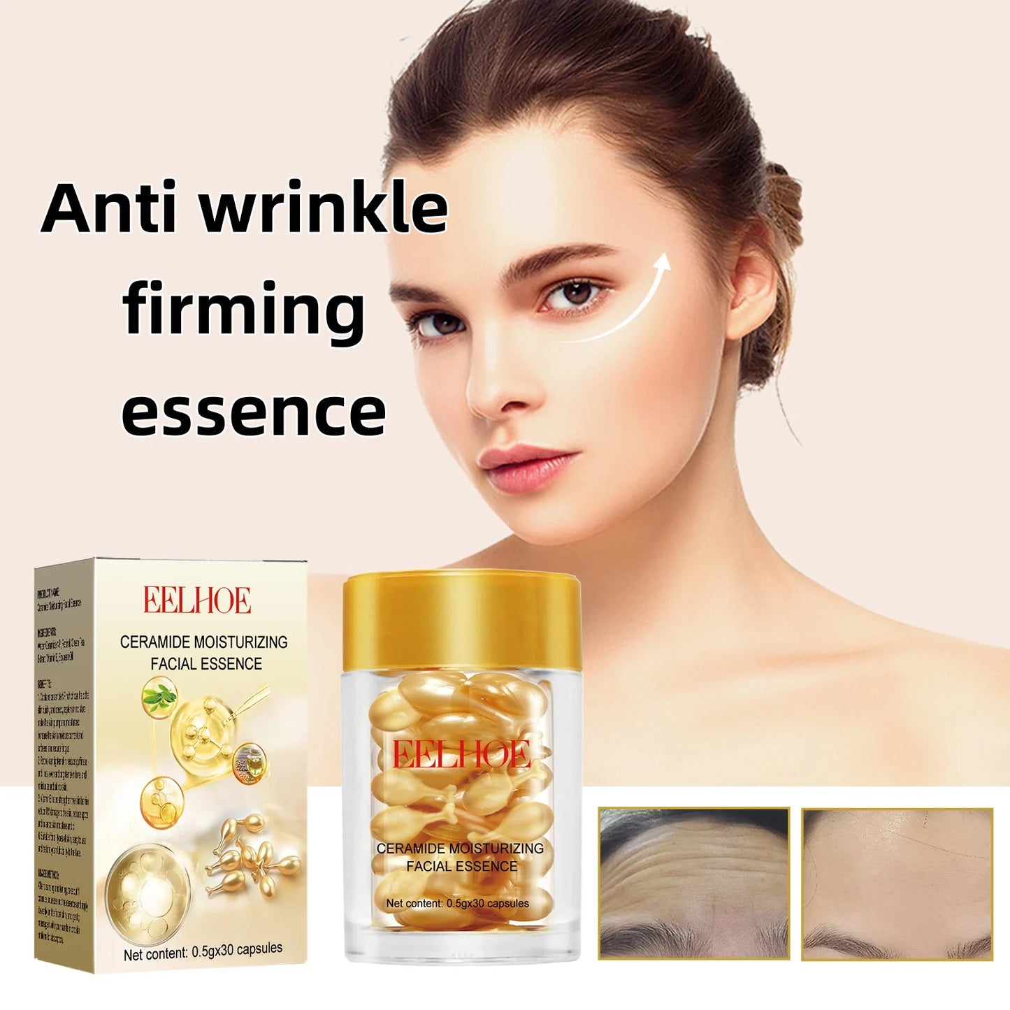 Eelhoe Retinol Anti Wrinkle Essence Capsule Hydrating Facial Serum