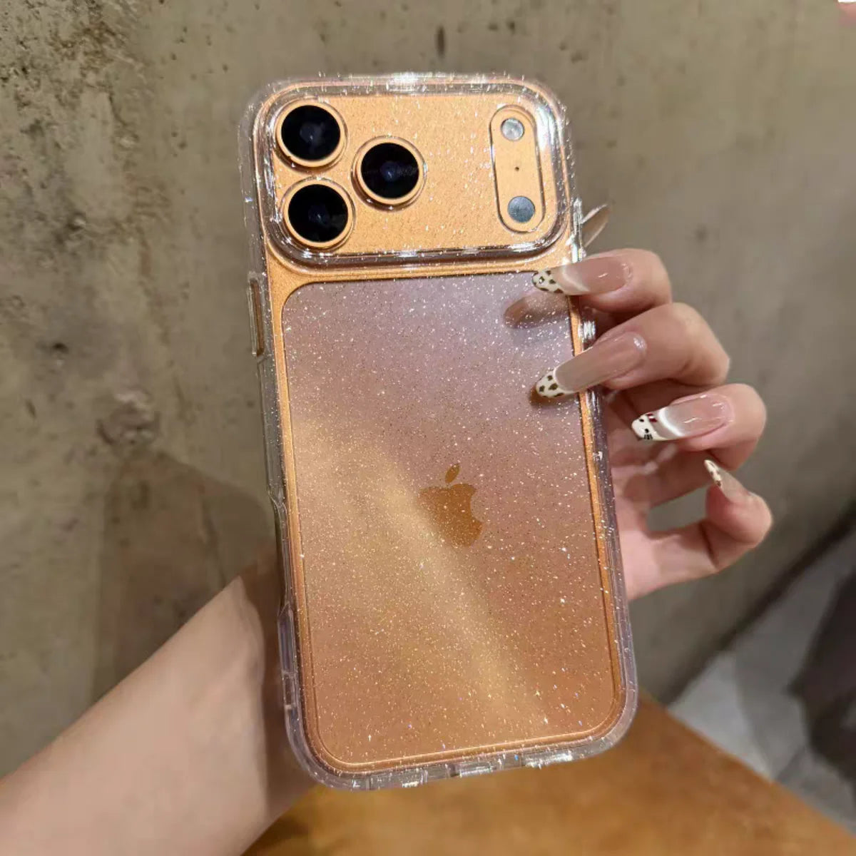 Ultra Thin Glitter Silicone Case for iPhone 13to17 Pro Max