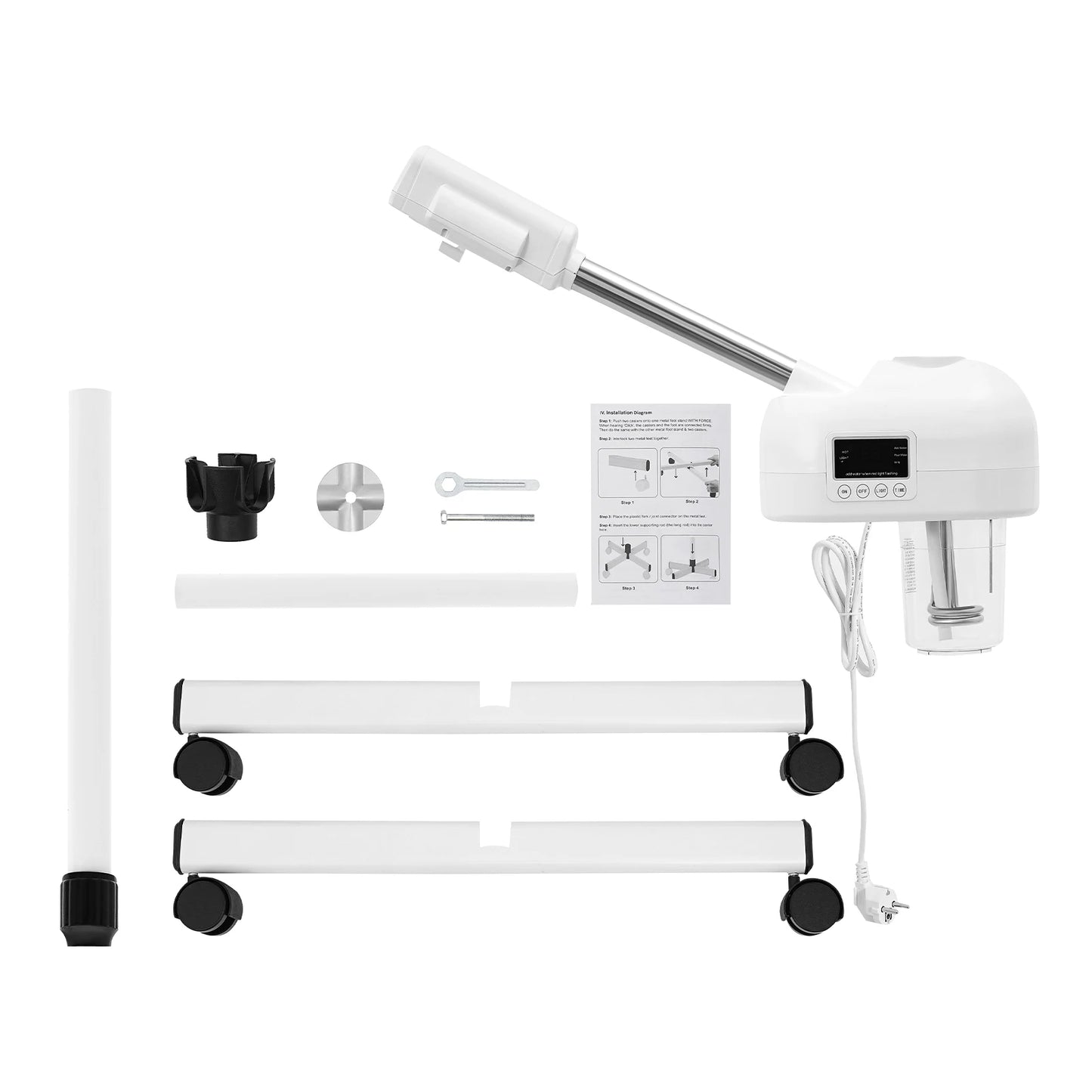 Bymaocar 750W Facial Steamer Ozone Hot Mist Skin Care