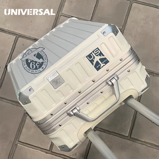 Ultra Sturdy Aluminum Frame Luggage Set With Universal Wheels