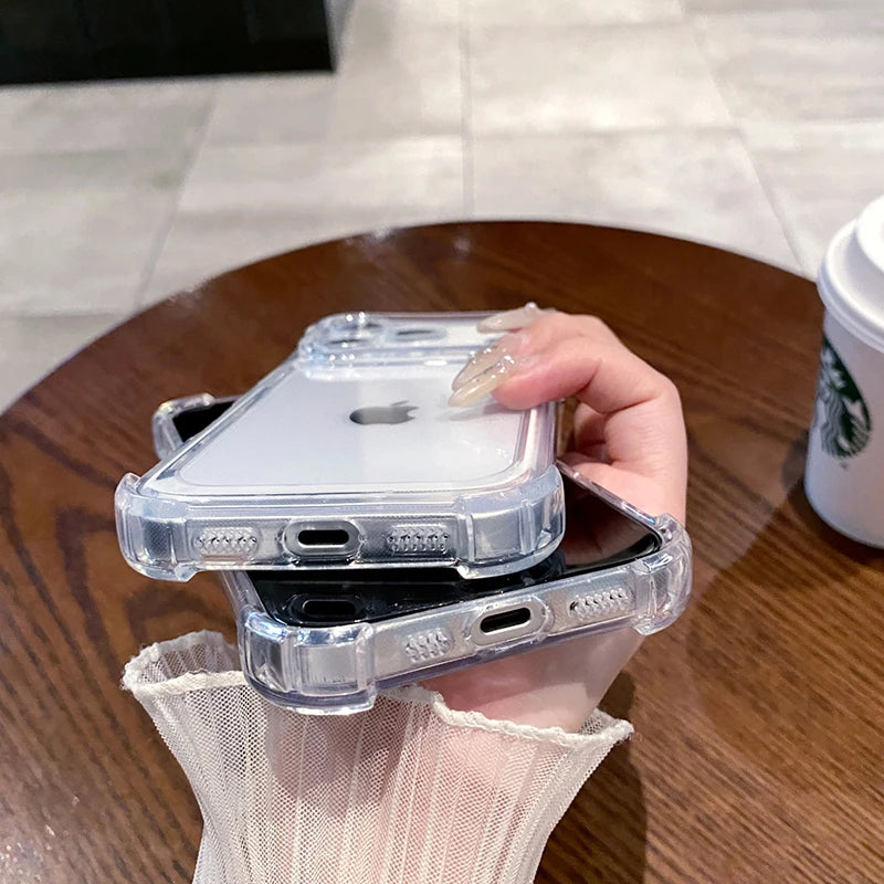 SUDVD Luxury Shockproof Clear Phone Case For iPhone 17 Pro