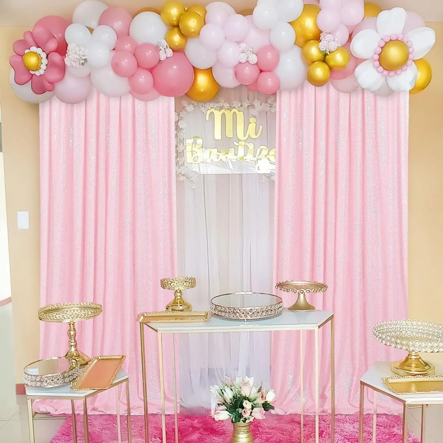Pink Rose Wall Backdrop For Weddings And Parties Decorations