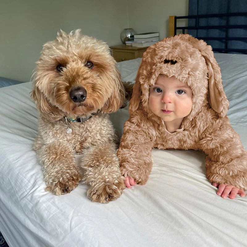 Guangdong CN Cute Puppy Halloween Hooded Jumpsuit Costume