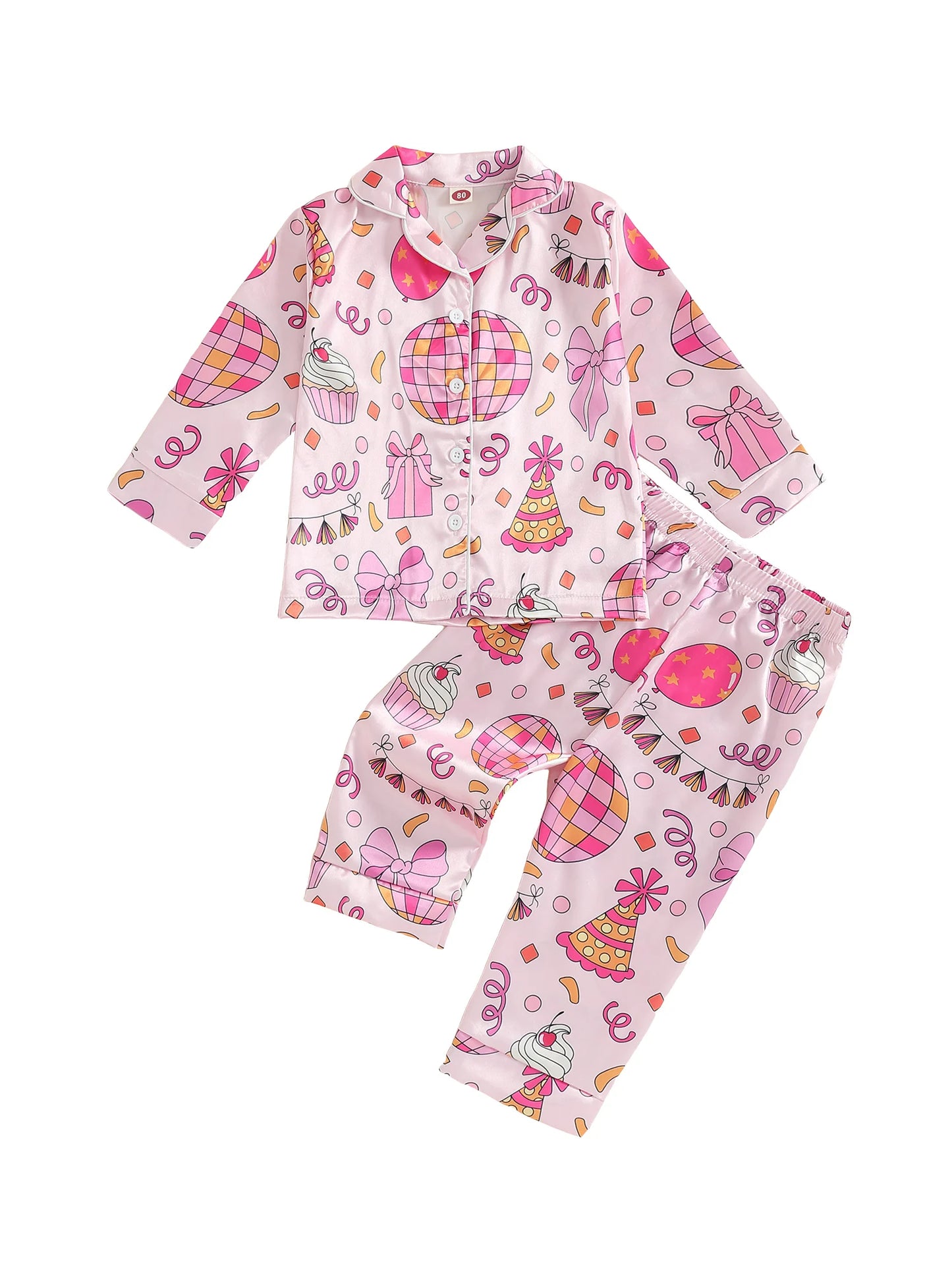Two Piece Baby Pajamas Set For Boys Christmas Sleepwear Long Sleeve Button Down Tops And Pants 0 To 12 Months