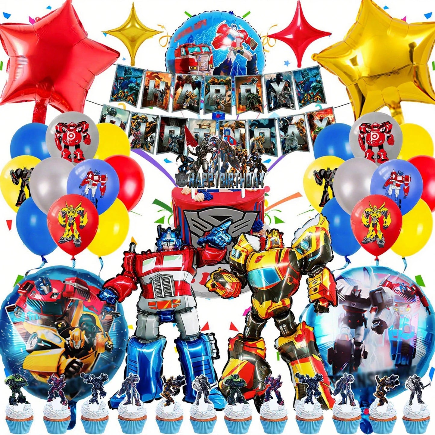 Hasbro Transformers Party Supplies Birthday Decorations Kit
