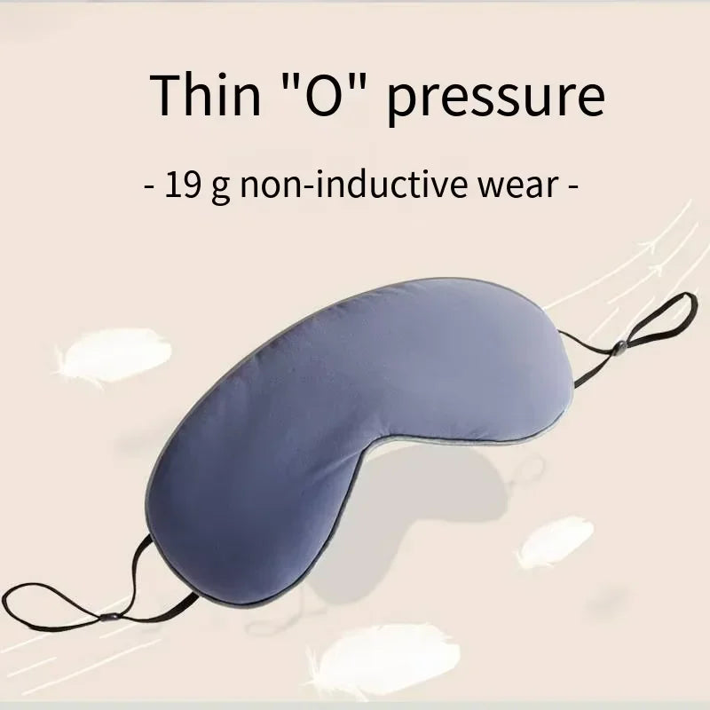 Korean Style Ice Silk Sleeping Eye Mask Adjustable Light Blocking Breathable
