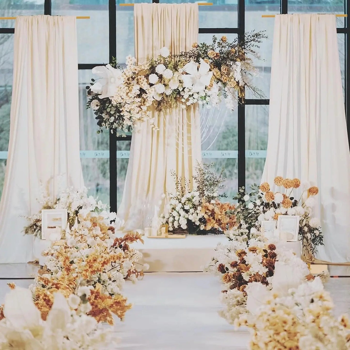 Adjustable Metal Backdrop Stand For Wedding And Party Decor