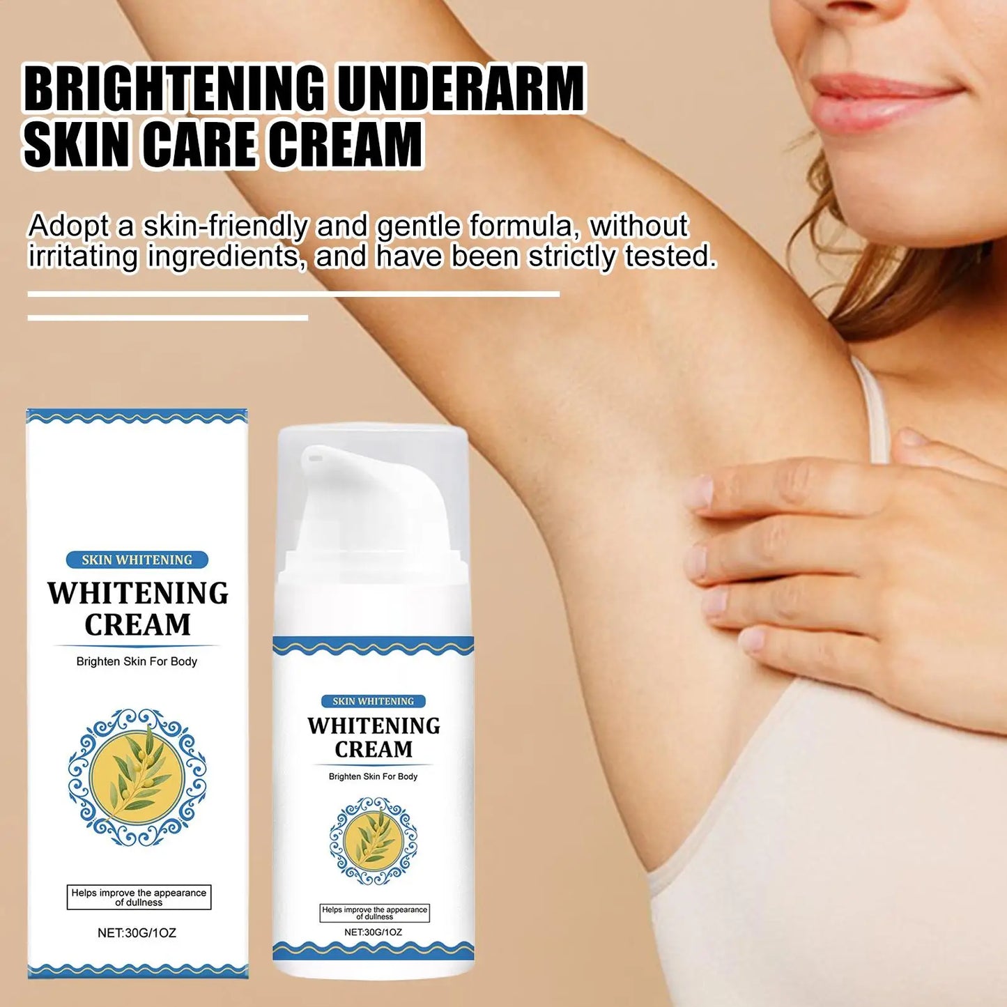 Whitening Cream Private Parts Underarm Bleaching Serum Whiten Butt Knee Brighten Inner Thigh Intimate Parts Dark Remove Melanin