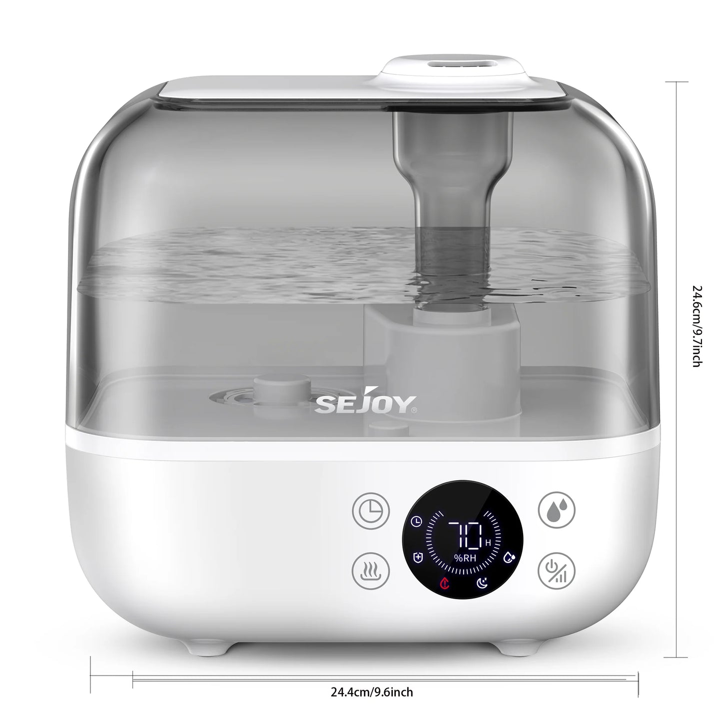 Sejoy Ultrasonic Humidifier Aromatherapy For Large Rooms