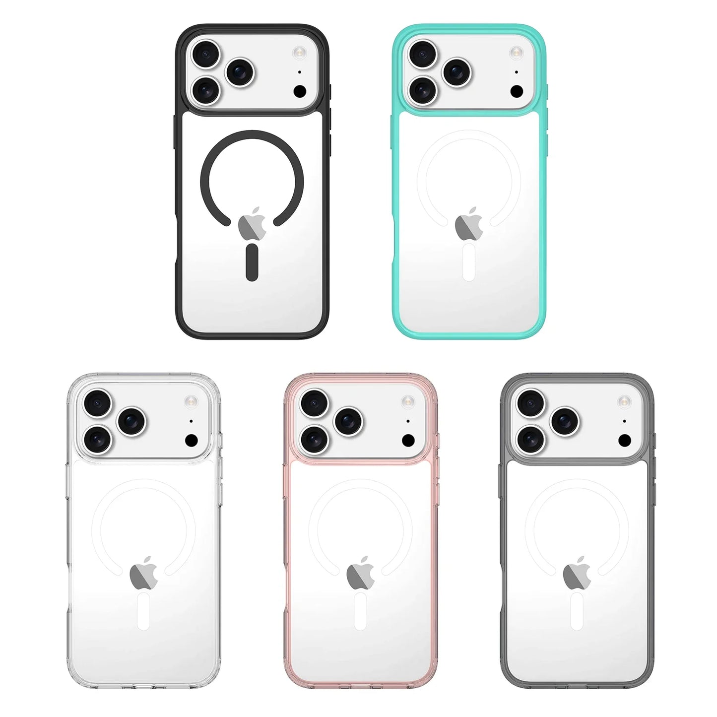 EWIND Scratch Resistant Shockproof Anti Yellow Magnetic Case For iPhone 17