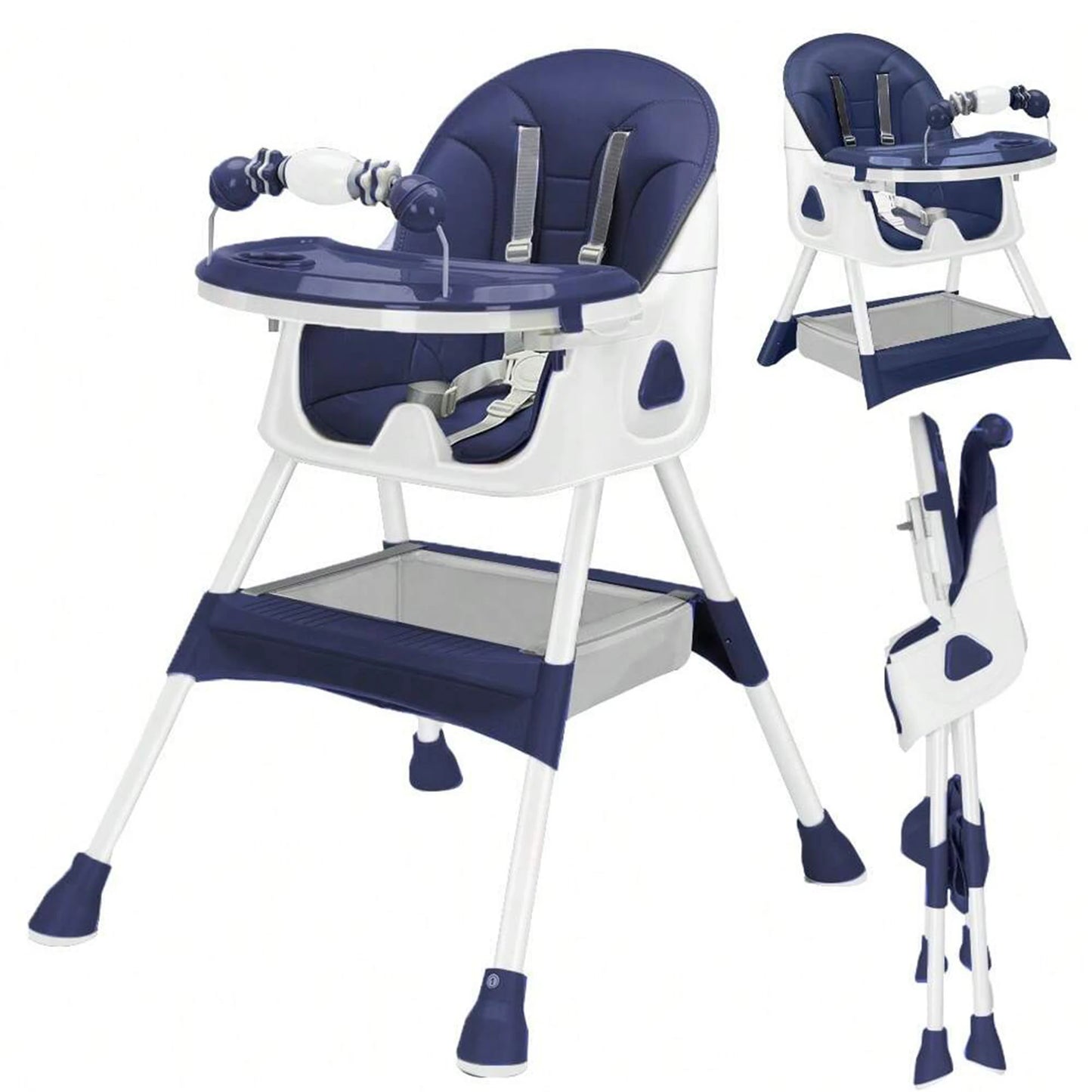 UBRAVOO Foldable Baby High Chair E500 With Antislip Pad