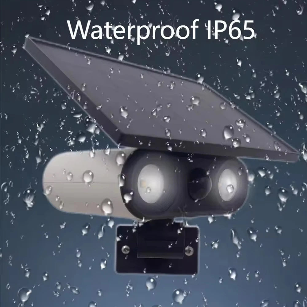 Multifunctional Solar Lamp IP65 Waterproof PIR Motion Sensor With Polycrystalline Solar Panels For Garage Yard