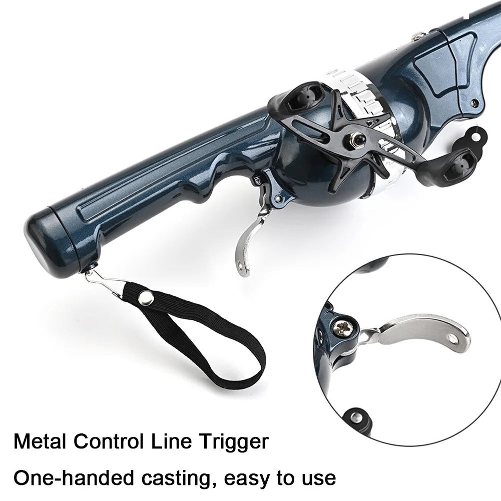 Shunmaii Portable Folding Fishing Rod With Reel Carbon Fiber Spinning