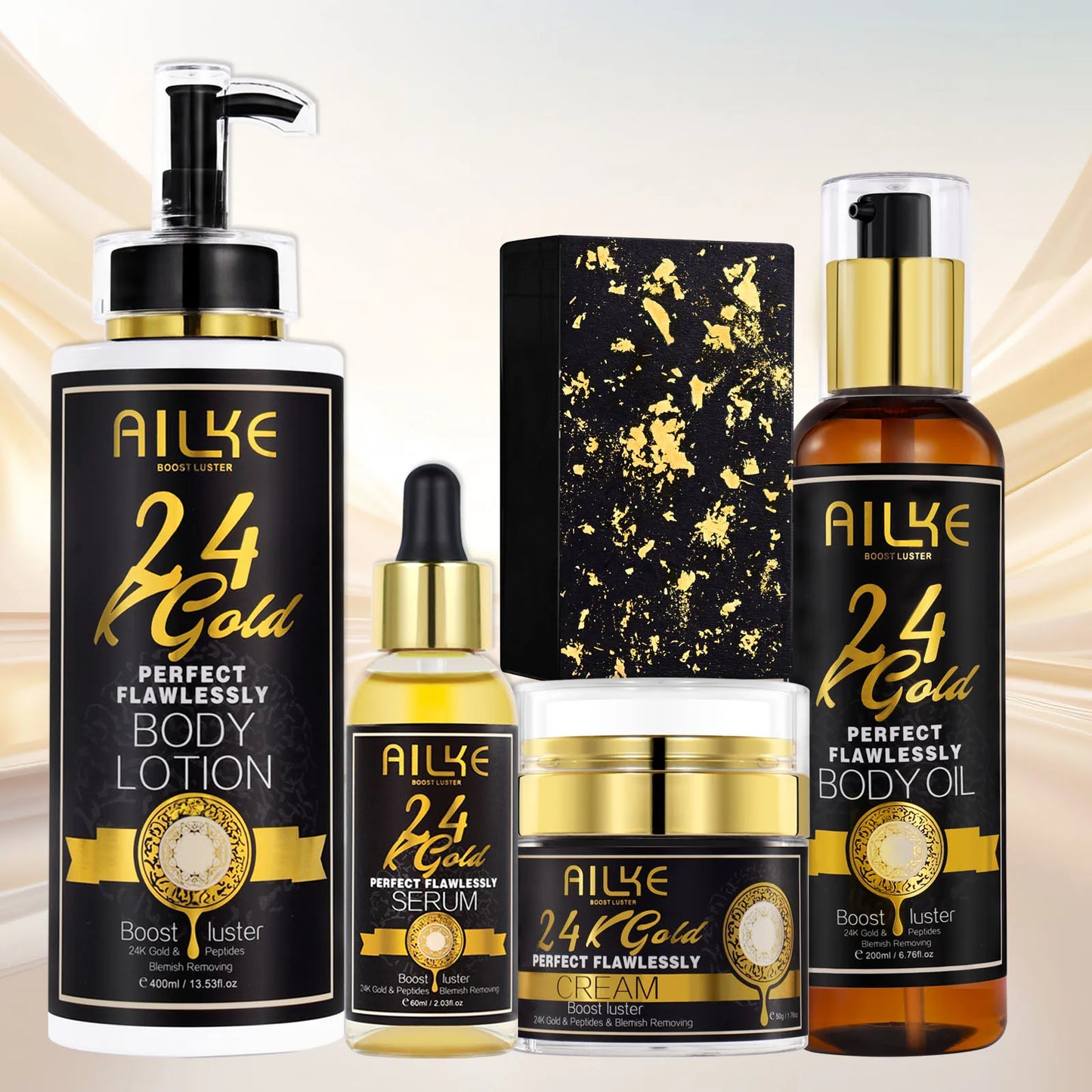 AILKE 24K Gold Whitening Cleanser For All Skin Types