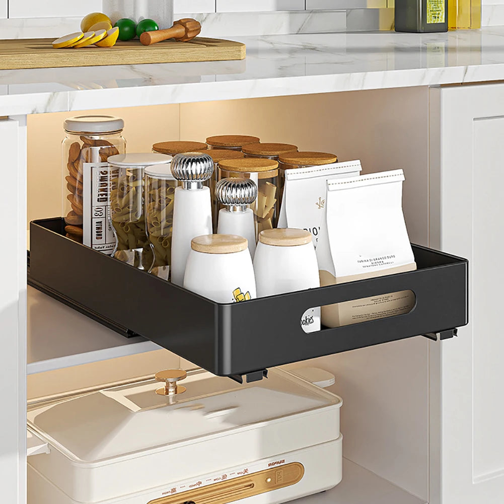 TWISTER.CK Pull Out Cabinet Organizer Heavy Duty Slide Drawer