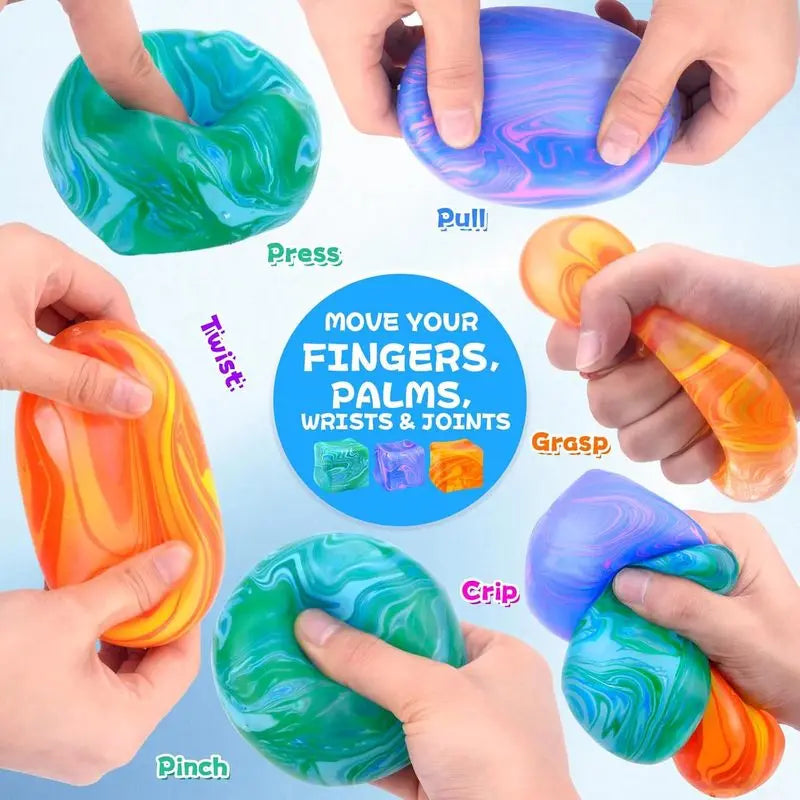 Texture Block Maltose TPR Squishy Stress Relief Toy