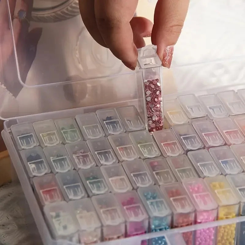 NONEDIY Diamond Painting Bead Storage Box Set Mosaic Organizer