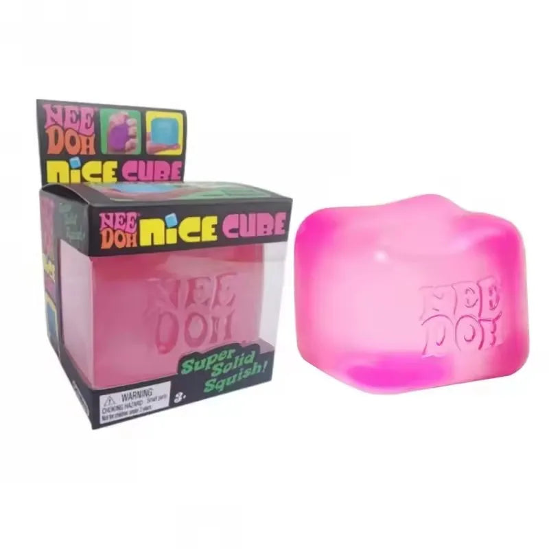 NeeDoh Jellyfish and Cube Squish Toy Stress Relief Fidget