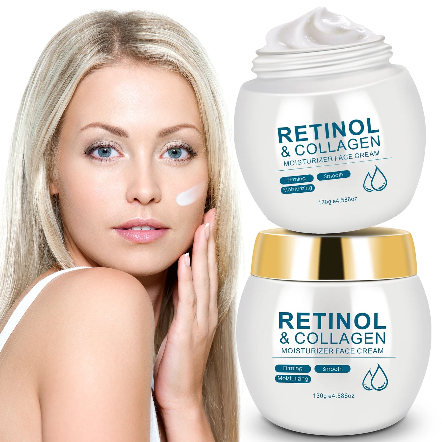 Retinol Moisturizing Cream Firms & Smooths Make the Skin Appear Lighter, Brighter, or More Radiant