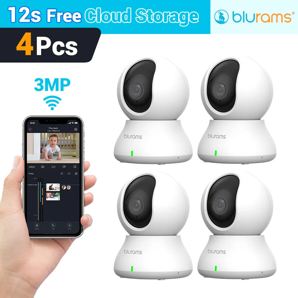 Blurams 2K HD Baby Monitor Camera With Motion Detection