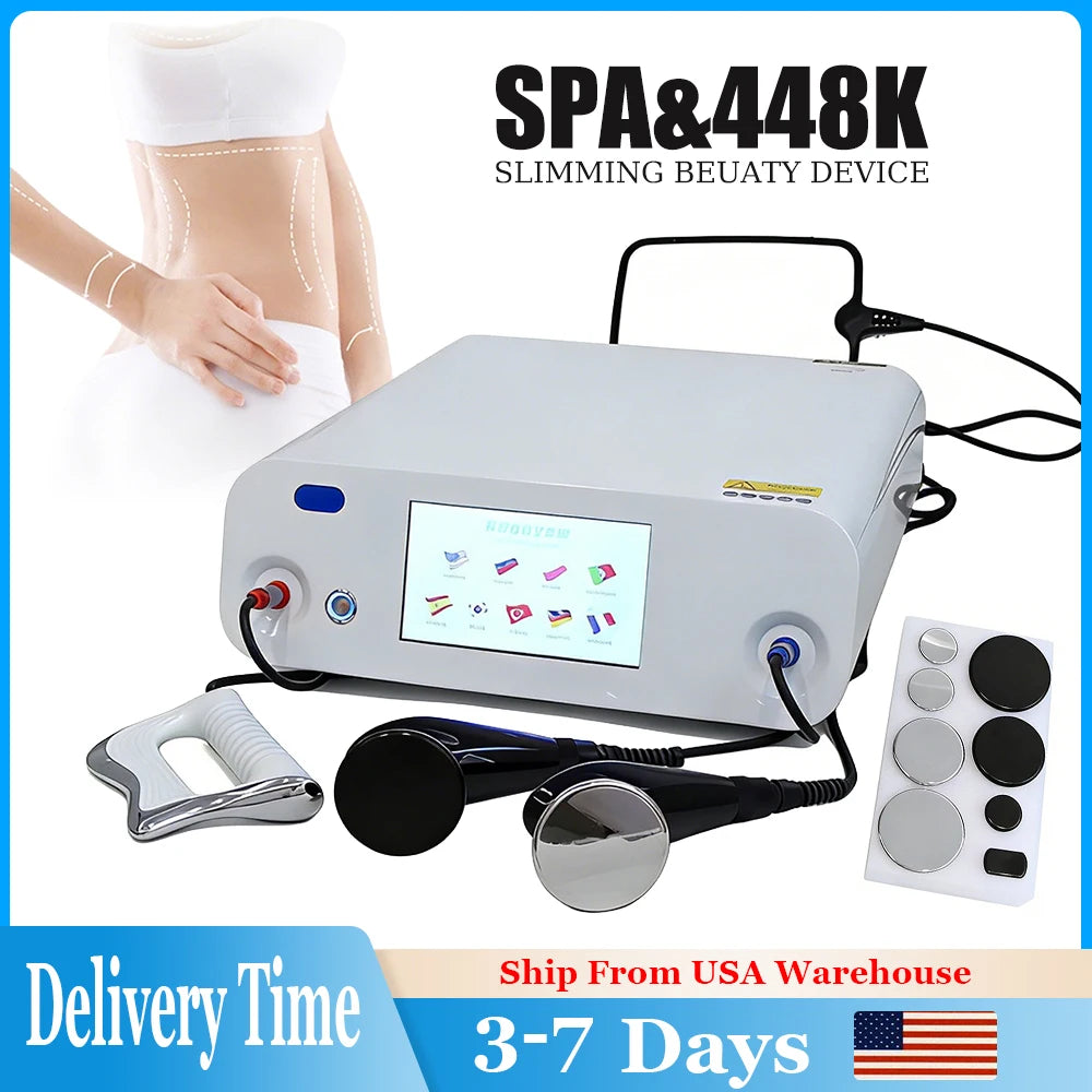 INDIBA 448Khz Thermal Therapy Technology Beauty Machine Body Care Face Lifting Relieve Pains Lose Weight SPA Device Skin Firming
