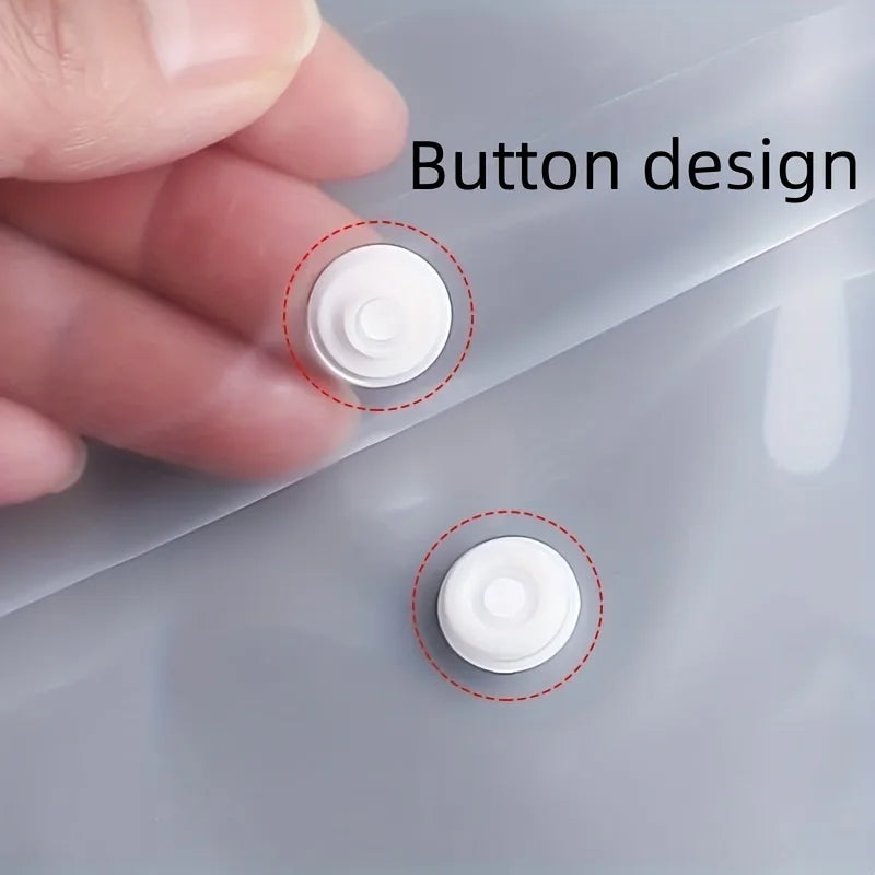 Hign Concerned Plastic Envelopes Waterproof Folder Buttons
