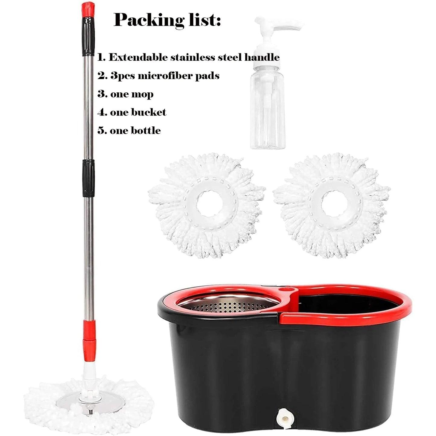 Zhejiang Spin Mop Bucket Set With Wring System For Floors