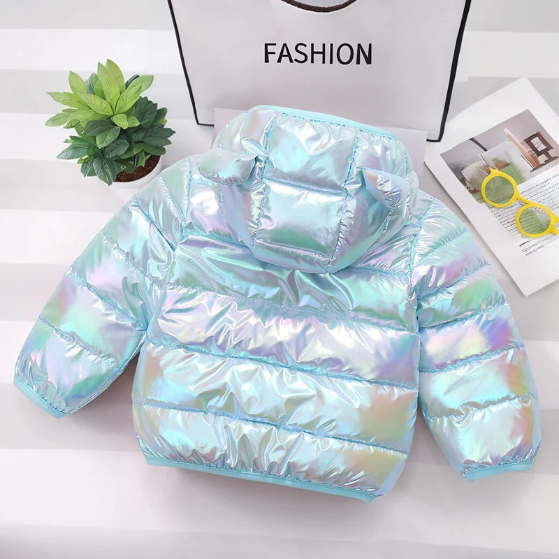 XJYIYUAN Kids Hooded Down Coat Unisex Winter Outerwear